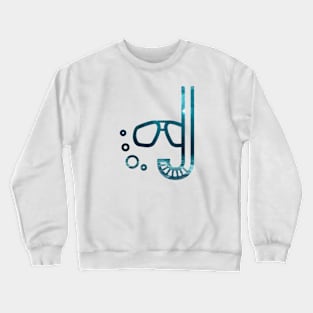 diving summer Crewneck Sweatshirt